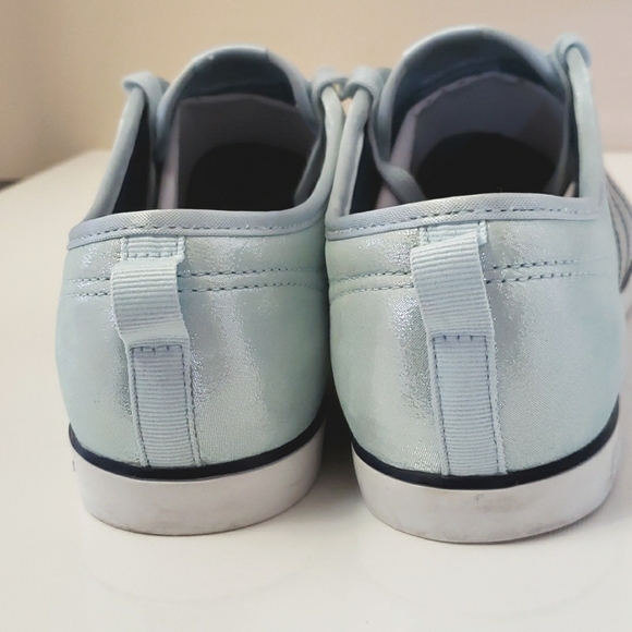 Vintage Adidas Sleek Series Sneakers Metallic Blue & Silver EUC - Picture 8 of 10